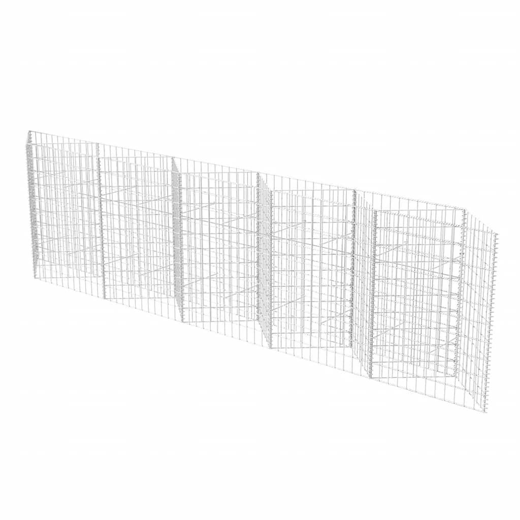 Gabion mand 300x30x100 cm gegalvaniseerd staal