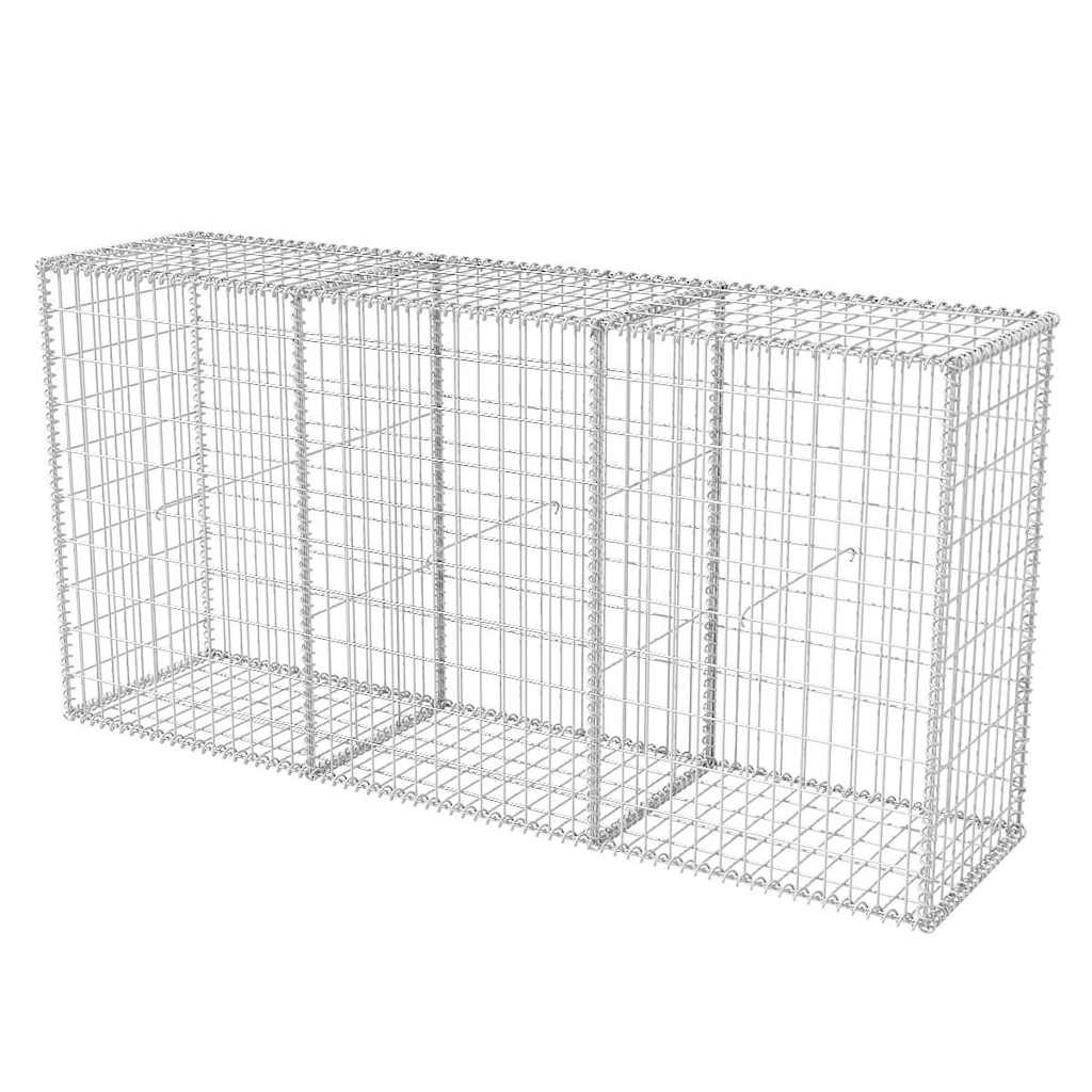 Gabion mand 200x50x100 cm gegalvaniseerd staal