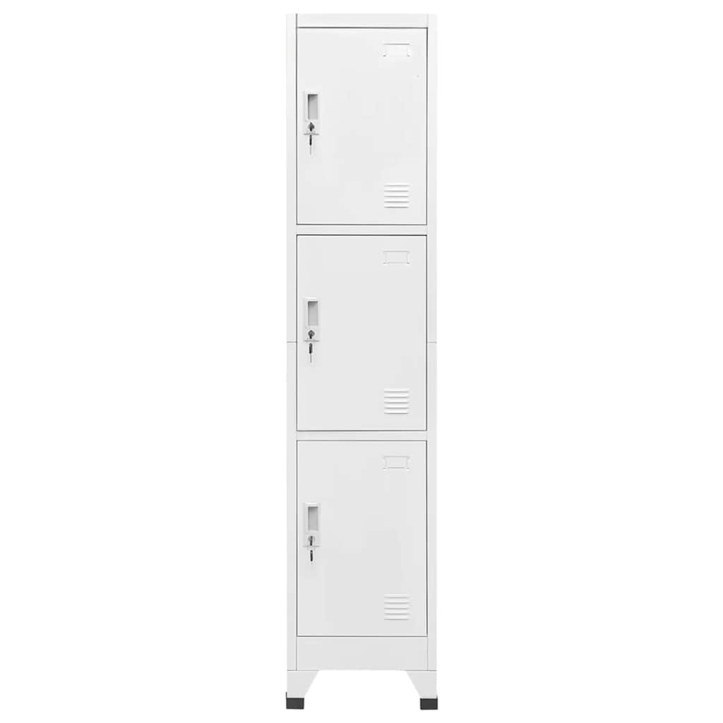 Lockerkast met 3 vakken 38x45x180 cm