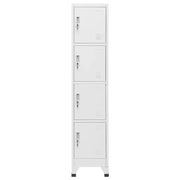Lockerkast met 4 vakken 38x45x180 cm