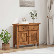Dressoir 75x30x65 cm massief mahoniehout
