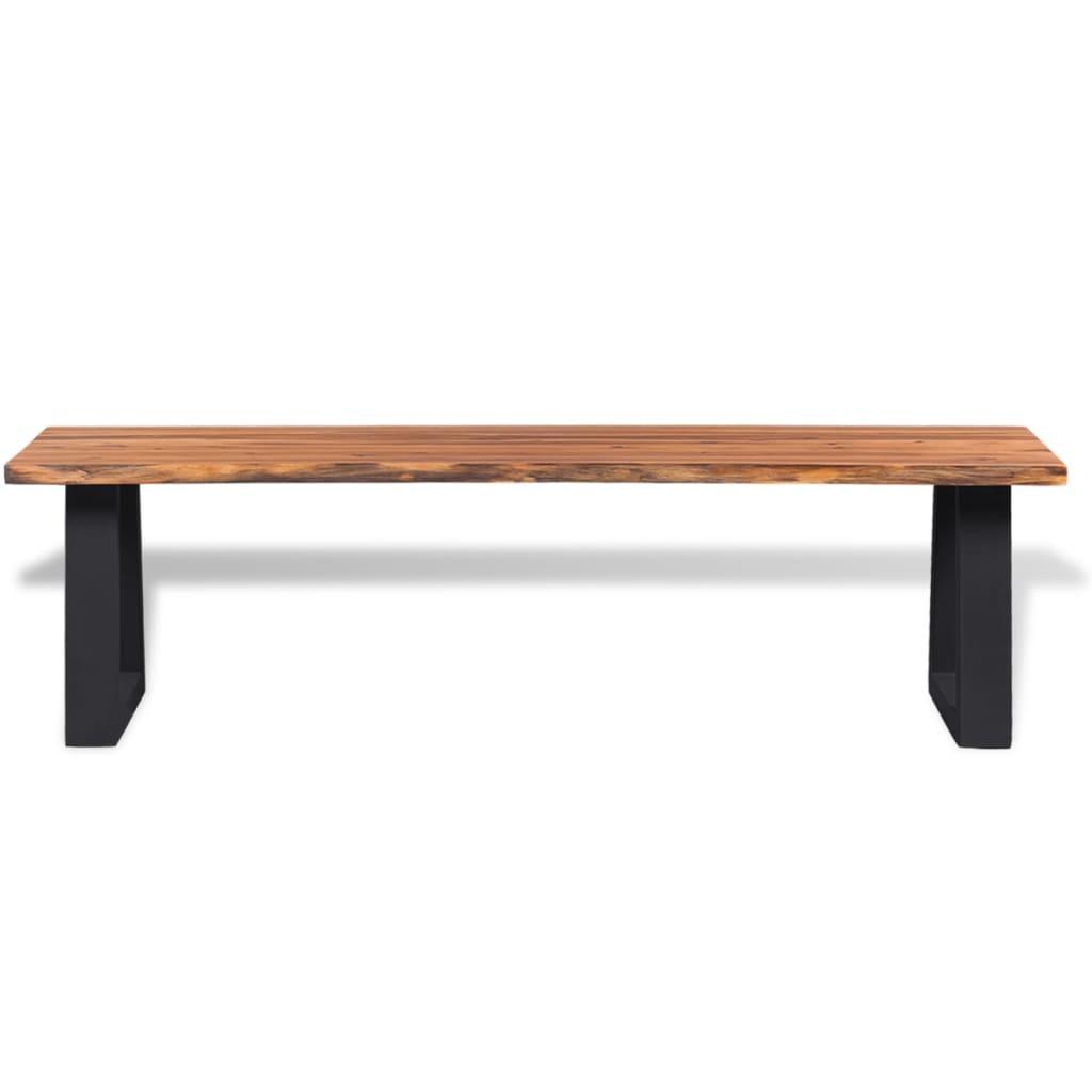 Bankje 160 cm massief acaciahout