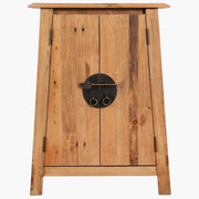Badkamerkastje 59x32x80 cm massief grenenhout
