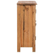 Badkamerkastje 59x32x80 cm massief grenenhout