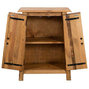 Badkamerkastje 59x32x80 cm massief grenenhout