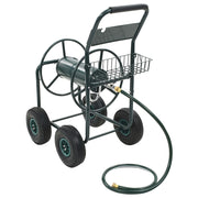 Tuinslangtrolley met 1/2" slangkoppeling 75 m staal