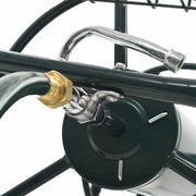 Tuinslangtrolley met 1/2" slangkoppeling 75 m staal