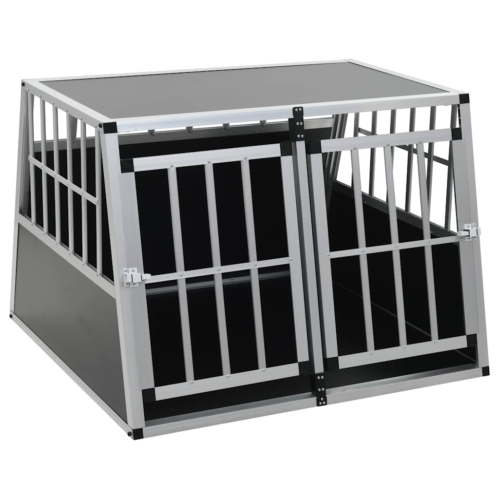 Hondenbench met dubbele deur 94x88x69 cm
