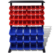 Garage opbergrek (Blauw en Rood)