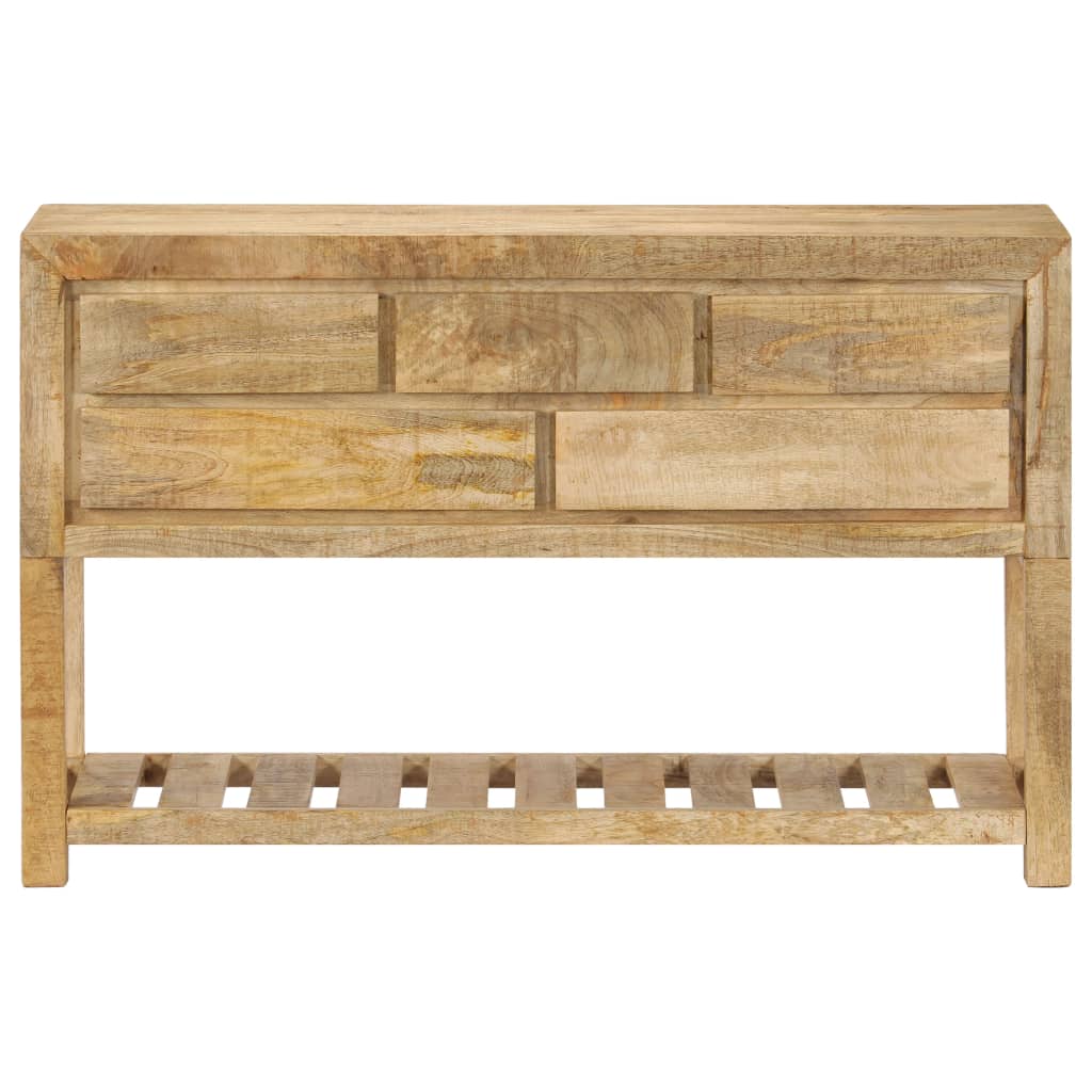 Dressoir 120x30x75 cm massief mangohout