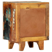 Nachtkastje handgesneden 40x30x50 cm massief gerecycled hout
