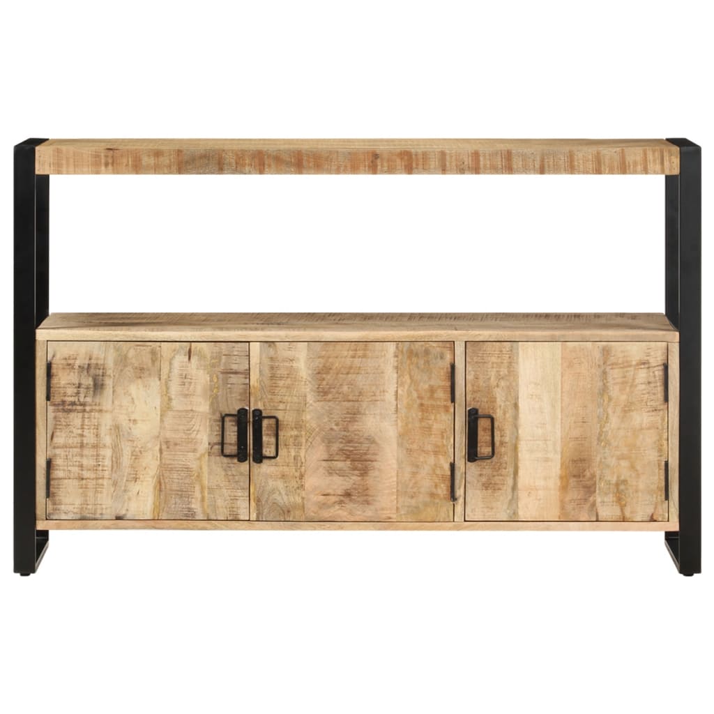 Bijzetkast 120x30x75 cm massief mangohout