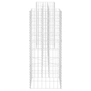 Gabion plantenbak H-vormig 260x40x100 cm staaldraad