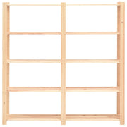 Opbergrek 5-laags 170x38x170 cm massief grenenhout 500 kg