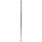 Schuttingpalen 2 st 185 cm aluminium