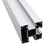 Schuttingpalen 3 st 185 cm aluminium