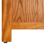 Boekenkast met 7 schappen 90x22,5x200 cm massief eikenhout