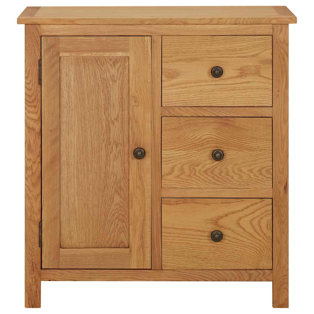 Kast 70x35x75 cm massief eikenhout