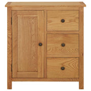 Kast 70x35x75 cm massief eikenhout