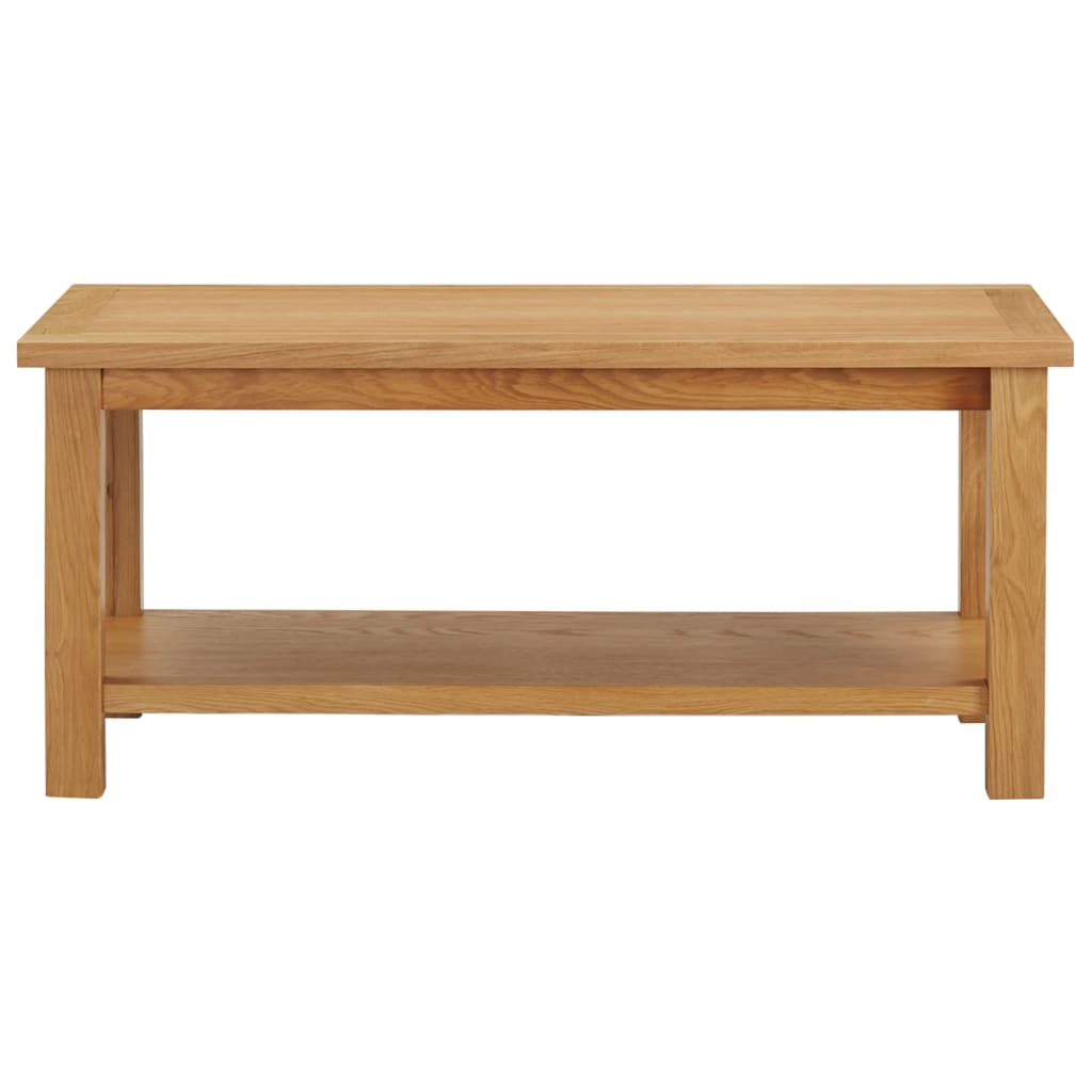 Salontafel 90x45x40 cm massief eikenhout