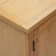 Kast 45x32x85 cm massief eikenhout