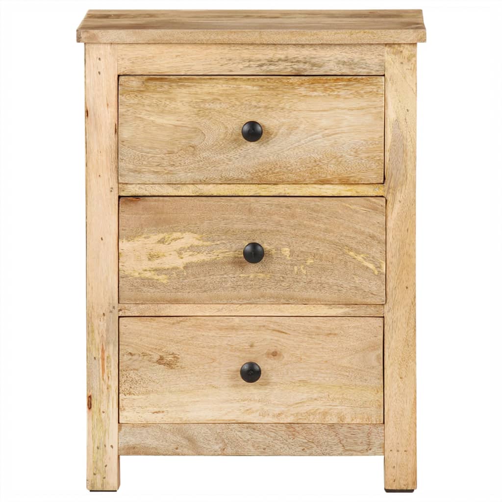 Nachtkastje 45x35x60 cm massief mangohout