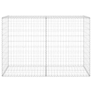 Schanskorfmuur met deksels 150x60x100 cm gegalvaniseerd staal