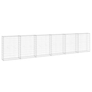 Schanskorfmuur met deksels 300x30x100 cm gegalvaniseerd staal