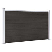 Schuttingpaneel 180x105 cm HKC zwart