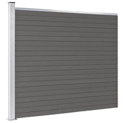 Schuttingpaneel 175x146 cm HKC grijs