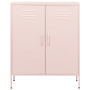 Opbergkast 80x35x101,5 cm staal roze