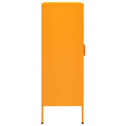 Opbergkast mosterdgeel 80x35x101,5 cm staal