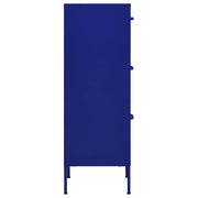 Opbergkast 42,5x35x101,5 cm staal marineblauw