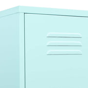 Lockerkast 35x46x180 cm staal mint