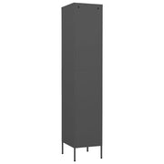 Lockerkast 35x46x180 cm staal antracietkleurig