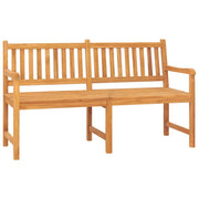 Tuinbank met tafel 3-zits 150 cm massief teakhout
