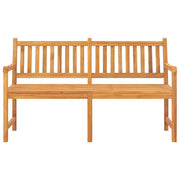 Tuinbank met tafel 3-zits 150 cm massief teakhout