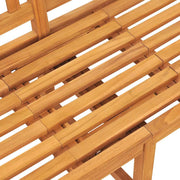 Tuinbank met tafel 3-zits 150 cm massief teakhout