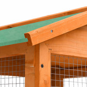 Vogelkooi 68x62x166 cm massief vurenhout