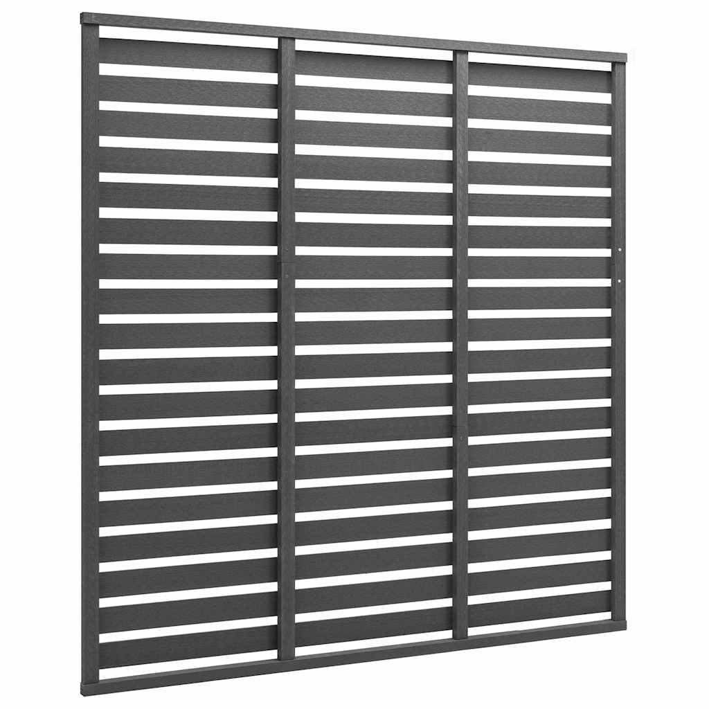 Schuttingpaneel 180x180 cm HKC grijs