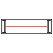 Werkbankframe 170x50x79 cm metaal matzwart en matrood