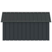 Hondenhok 116,5x153x81,5 cm gegalvaniseerd staal antracietkleur
