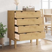 Ladekast OTTA 76,5x39,5x90 cm massief grenenhout