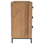 Dressoir 110x35x70 cm massief grenenhout bruin