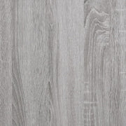 Wandtafel 100x28x75 cm bewerkt hout grijs sonoma eikenkleurig