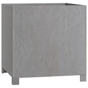 Plantenbakken met poten 2 st roestkleurig 50x50x50 cm cortenstaal