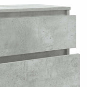 Ladekast 60x36x103 cm bewerkt hout betongrijs