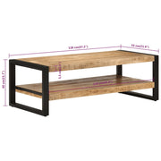 Salontafel 120x55x40 cm massief mangohout