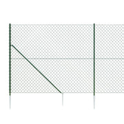 Gaashek met grondankers 0,8x25 m groen