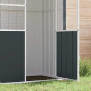 Vogelkooi 115x78x200 cm gegalvaniseerd staal antracietkleur